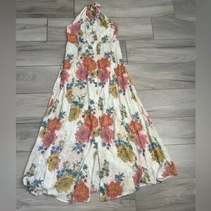 O'Neill Vibrant Floral Maxi Dress - Multicolor on Cream